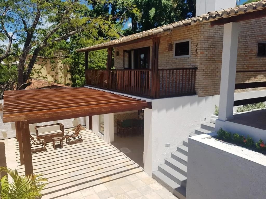Varanda / Terraço — Chalé Vista Mar Lagoa View Família by Qavi