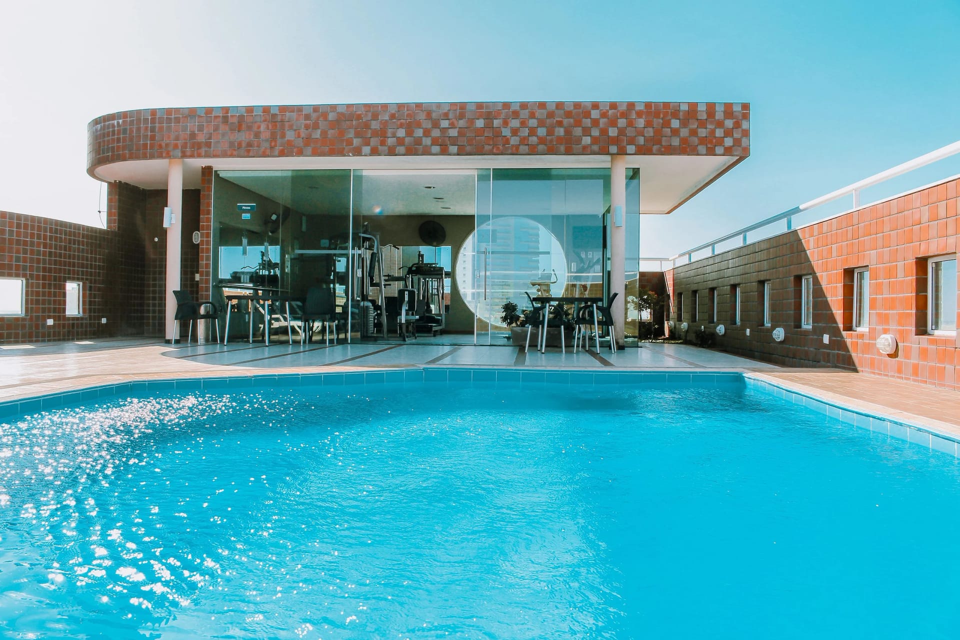Piscina — Flat em Condomínio Interatlântico Vista Mar - Qavi