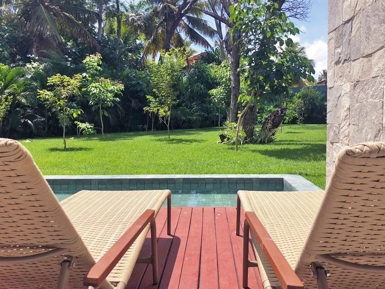 Vista do Jardim — Flat Ile de Pipa Deck Molhado Maldivas by Qavi