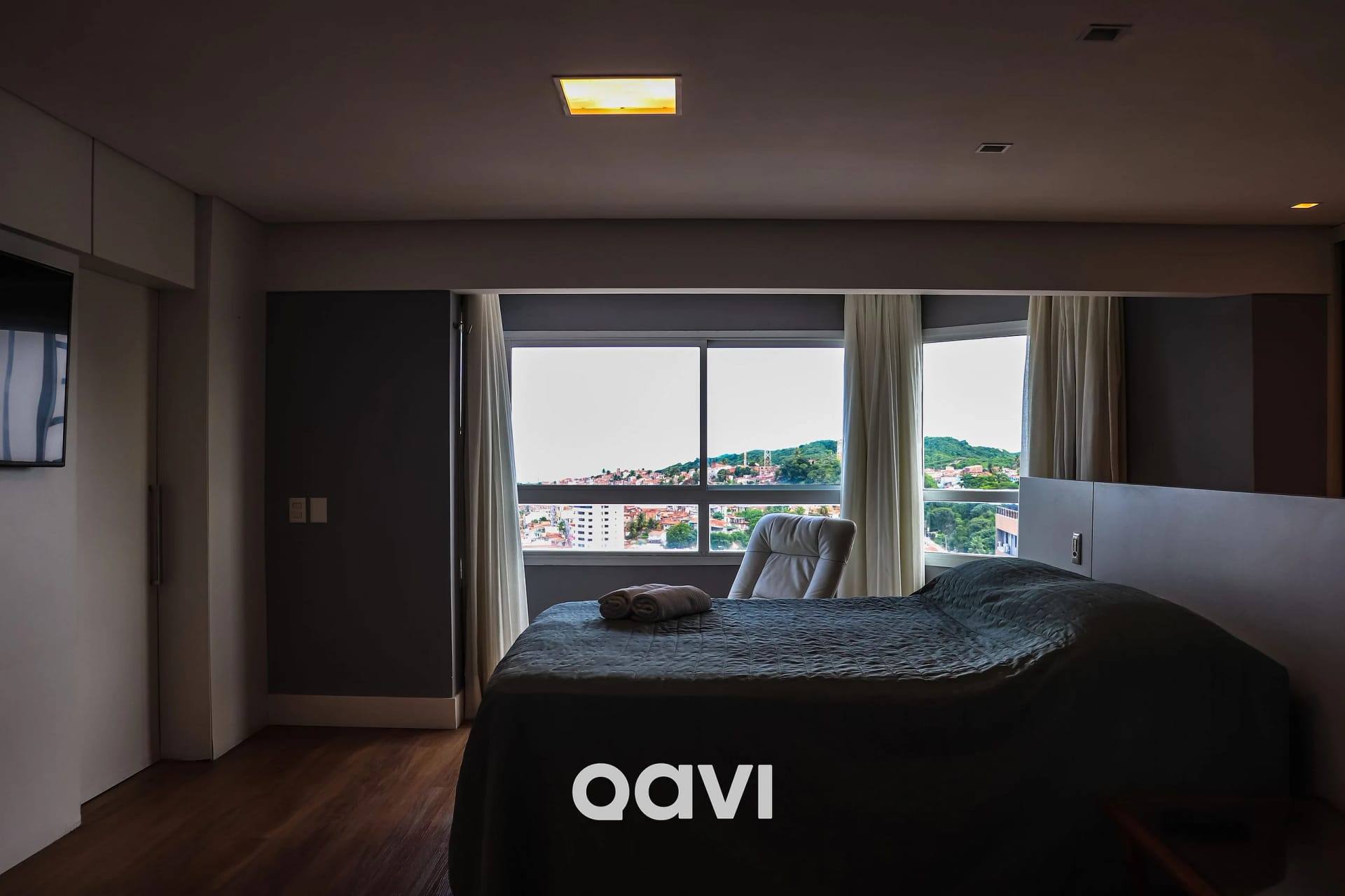 Quarto — Apart em Petrópolis Vista Parcial Mar by Qavi