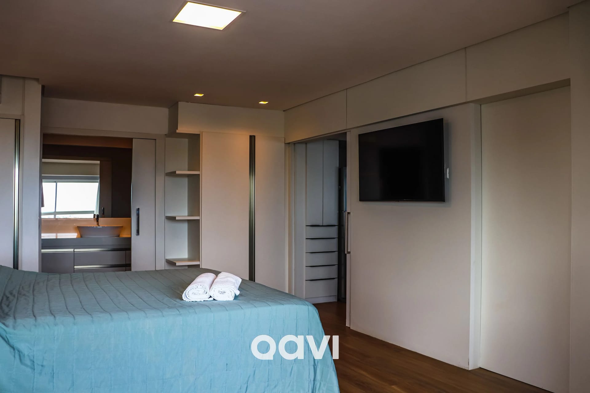 Quarto — Apart em Petrópolis Vista Parcial Mar by Qavi