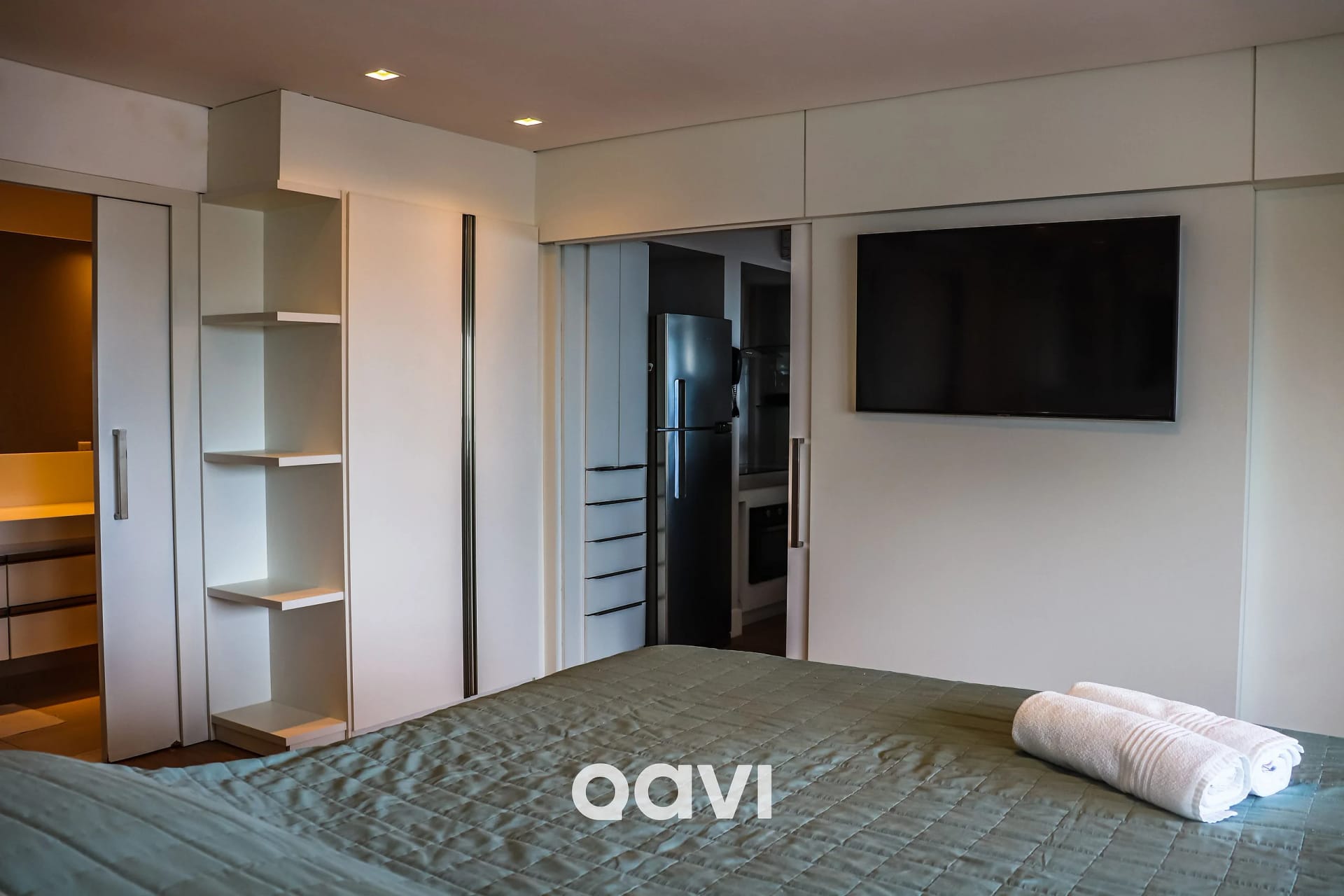 Quarto — Apart em Petrópolis Vista Parcial Mar by Qavi