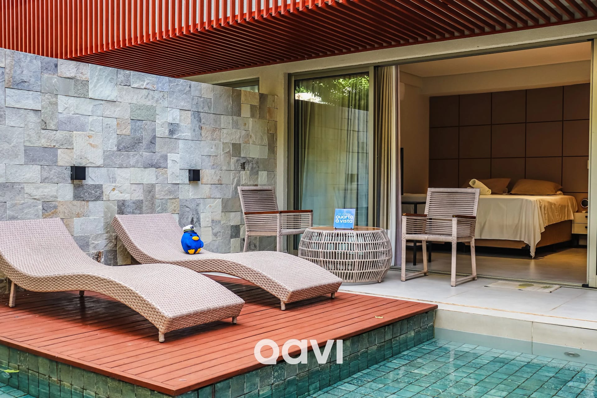 Varanda / Terraço — Flat Ile de Pipa Deck Molhado Cartagena by Qavi
