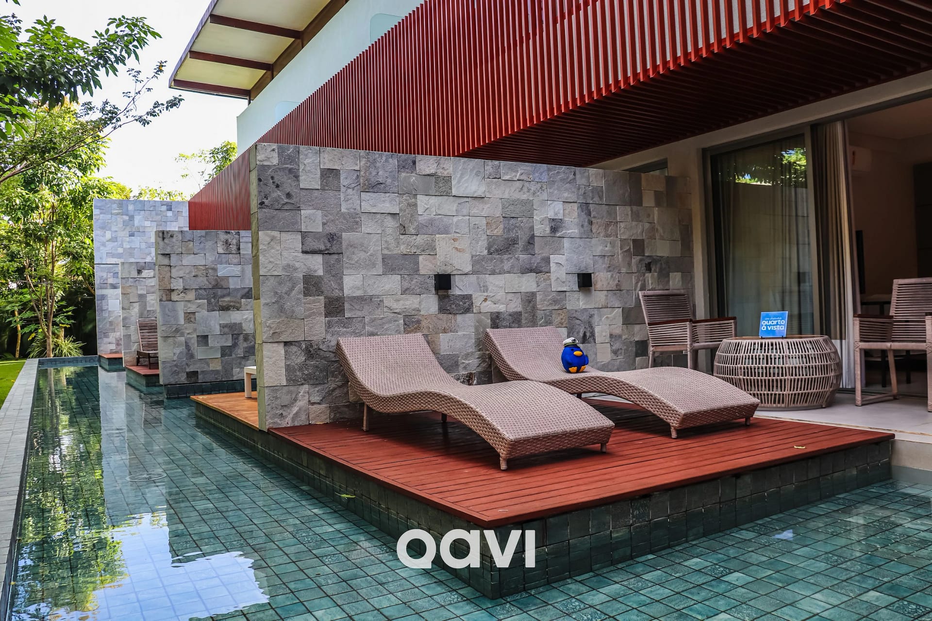 Varanda / Terraço — Flat Ile de Pipa Deck Molhado Cartagena by Qavi