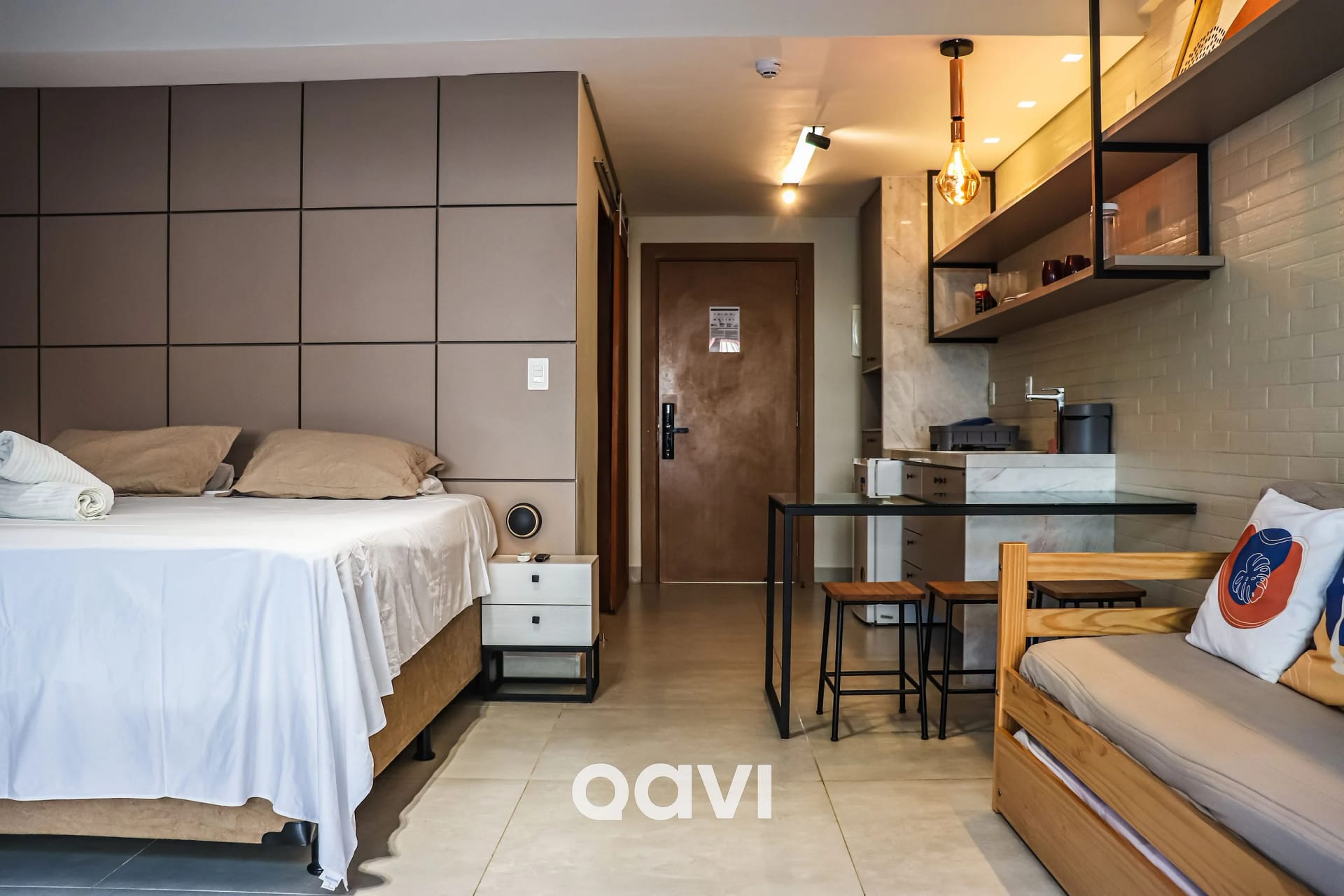 Quarto — Flat Ile de Pipa Deck Molhado Cartagena by Qavi