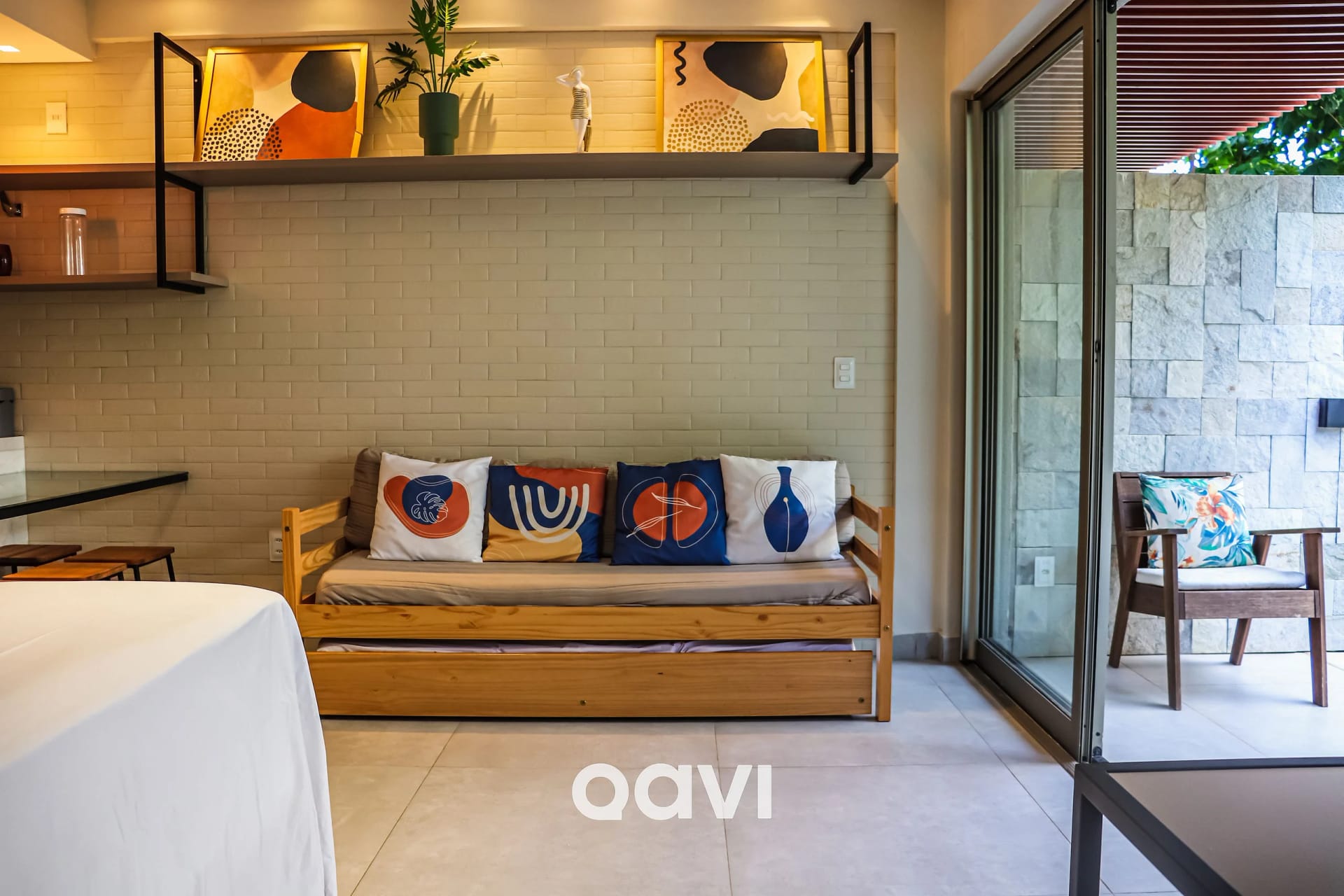 Quarto — Flat Ile de Pipa Deck Molhado Cartagena by Qavi