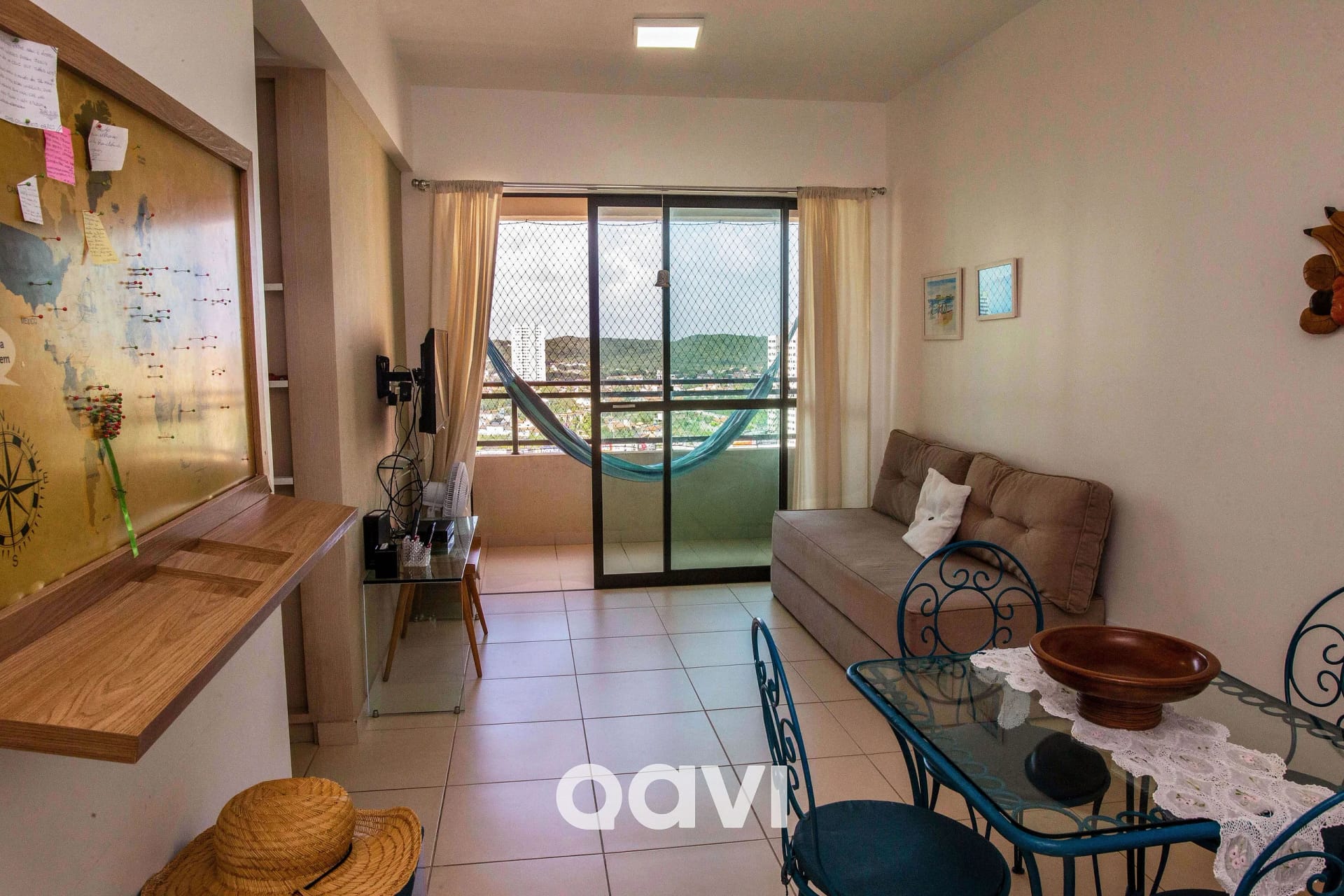 Sala de Estar — Apto aconchegante no melhor de Ponta Negra by Qavi