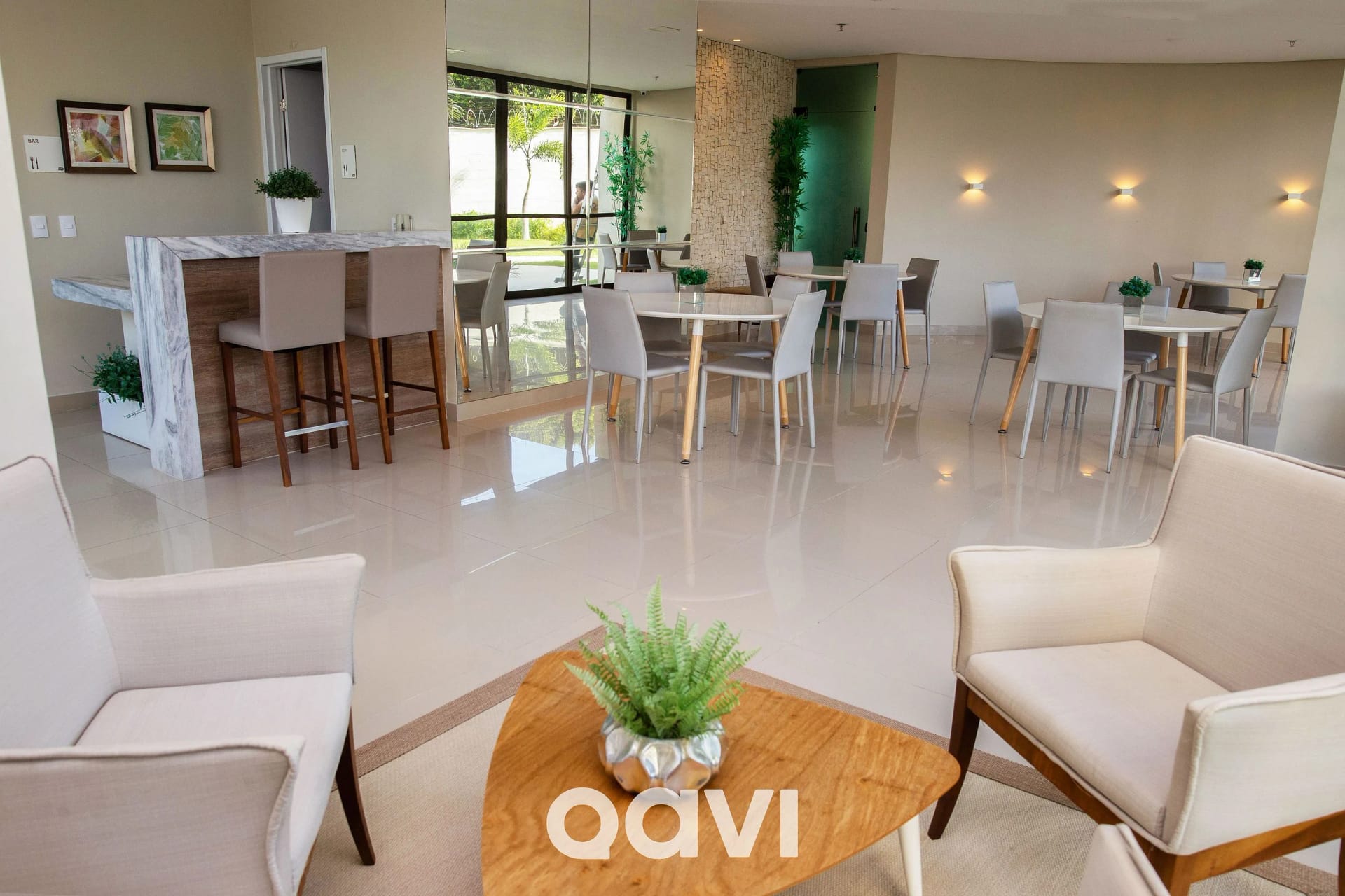 Instalações para Banquetes / Cerimônias — Apto aconchegante no melhor de Ponta Negra by Qavi