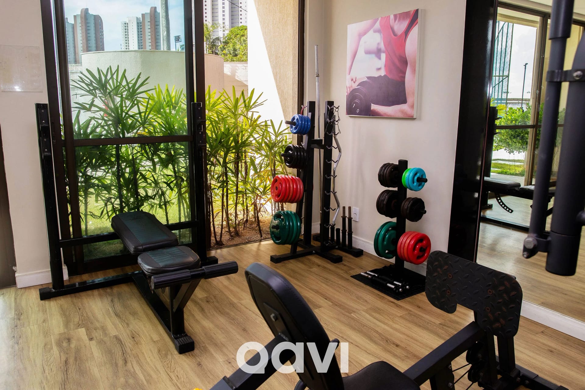 Academia / Espaço Fitness — Apto aconchegante no melhor de Ponta Negra by Qavi