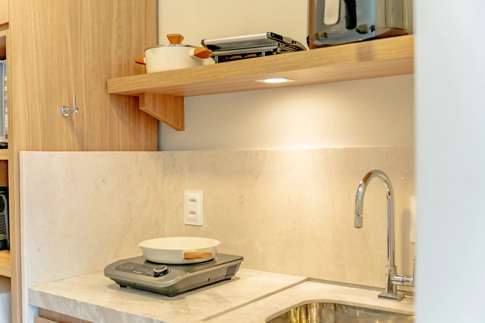 Cozinha ou kitnet — Flat Ile de Pipa Premium Positano by Qavi