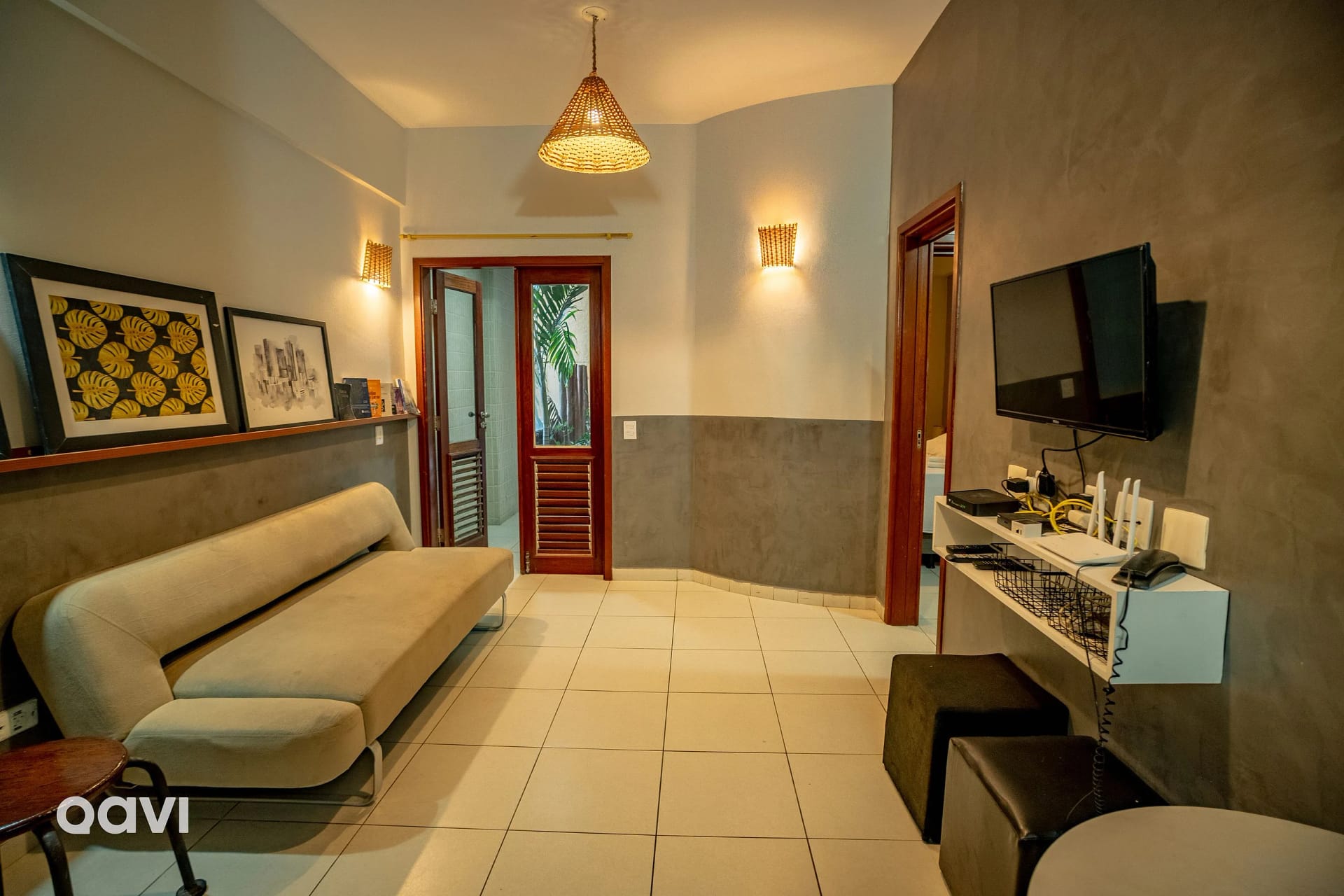 Sala de Estar — Ap 3 quartos no Elegance beira mar by Qavi