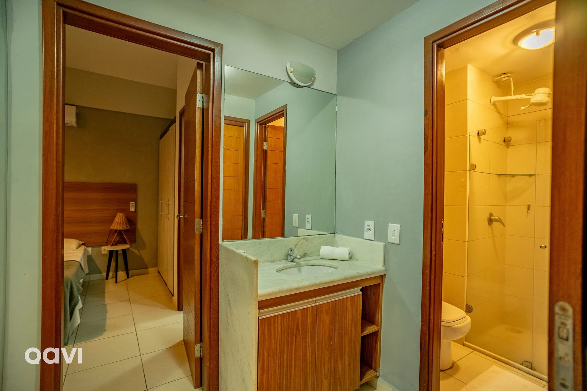 Banheiro — Ap 3 quartos no Elegance beira mar by Qavi