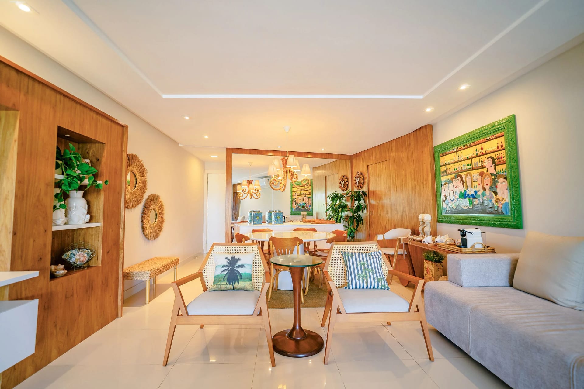 Sala de Estar — In Mare Bali Flat Premium Cartagena by Qavi