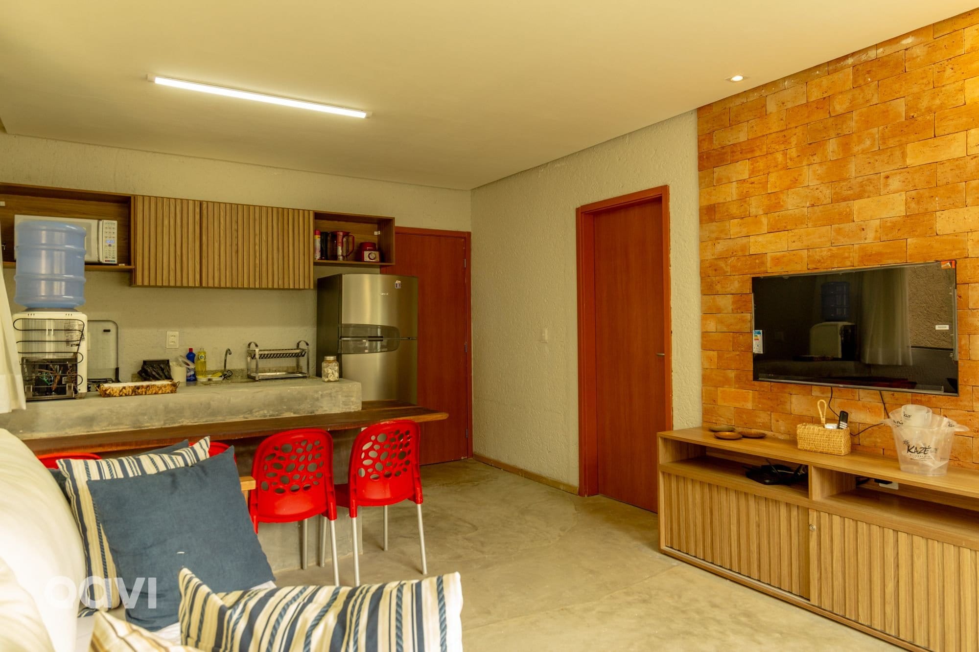 Zona TV/salón compartidos