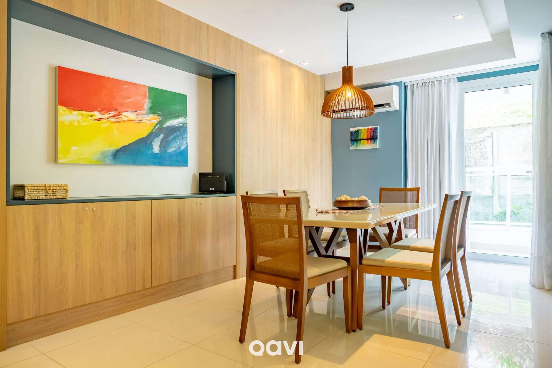 Sala de Jantar — In Mare Bali Flat Premium Santorini by Qavi