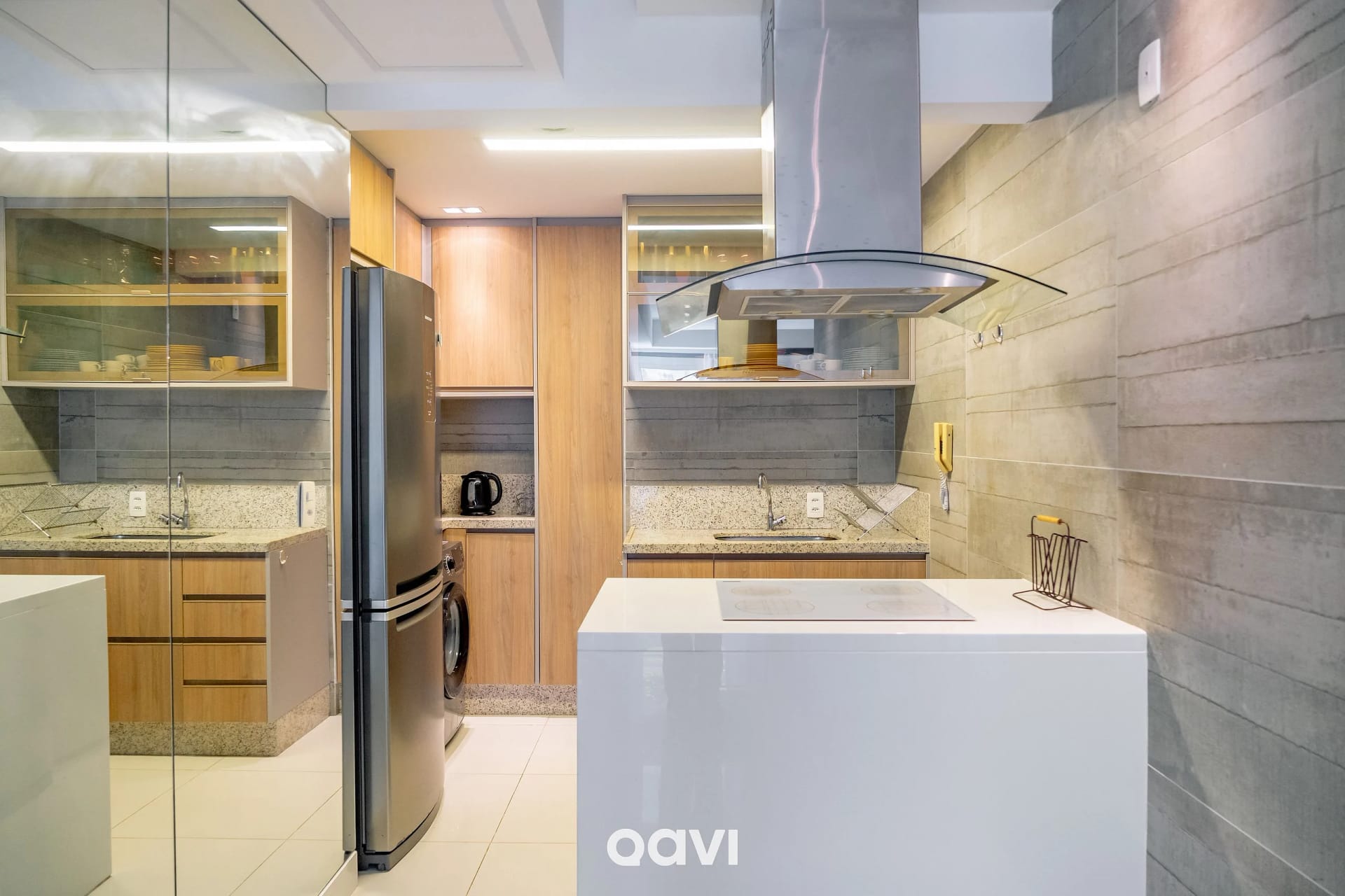 Cozinha ou kitnet — In Mare Bali Flat Premium Santorini by Qavi