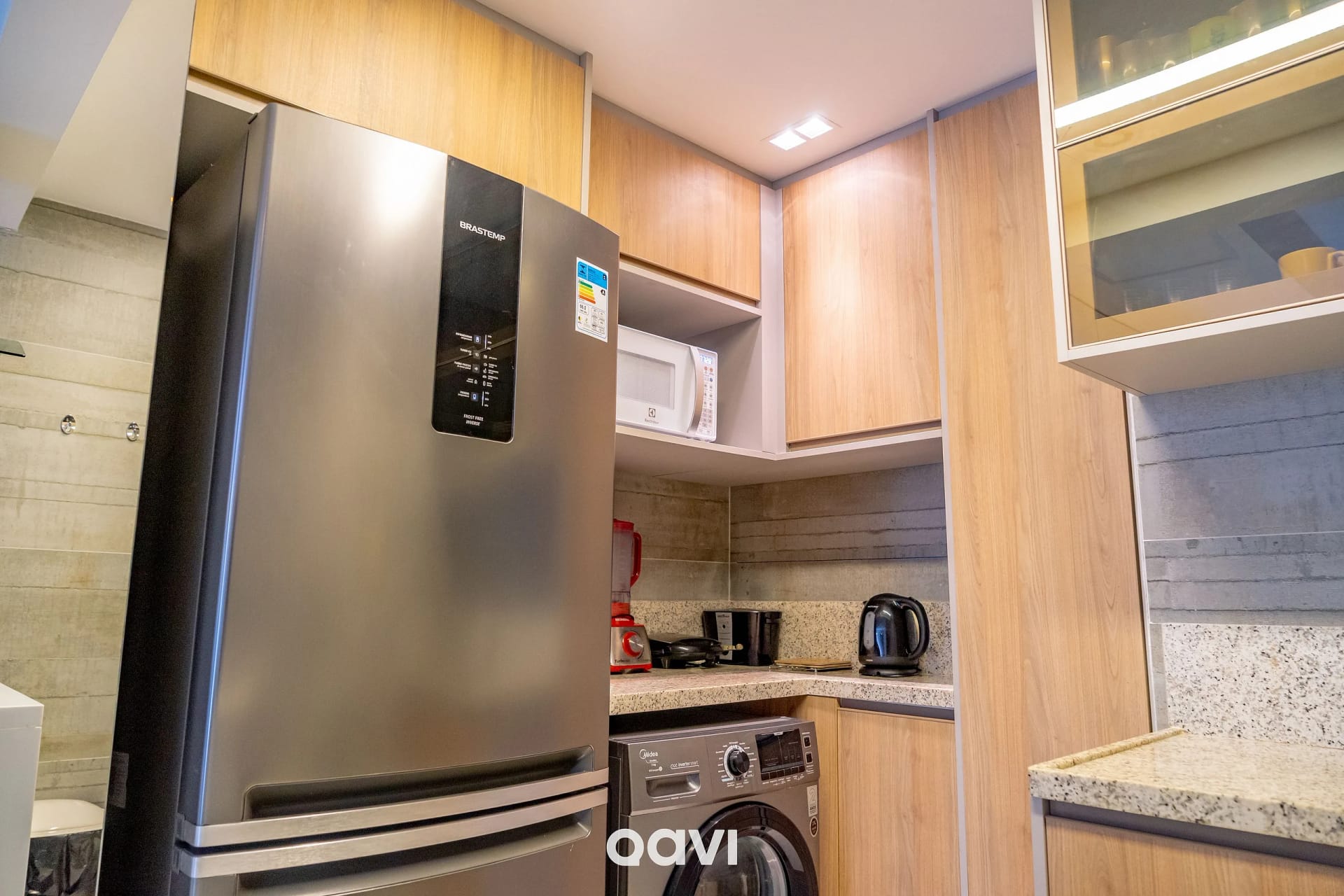 Cozinha ou kitnet — In Mare Bali Flat Premium Santorini by Qavi