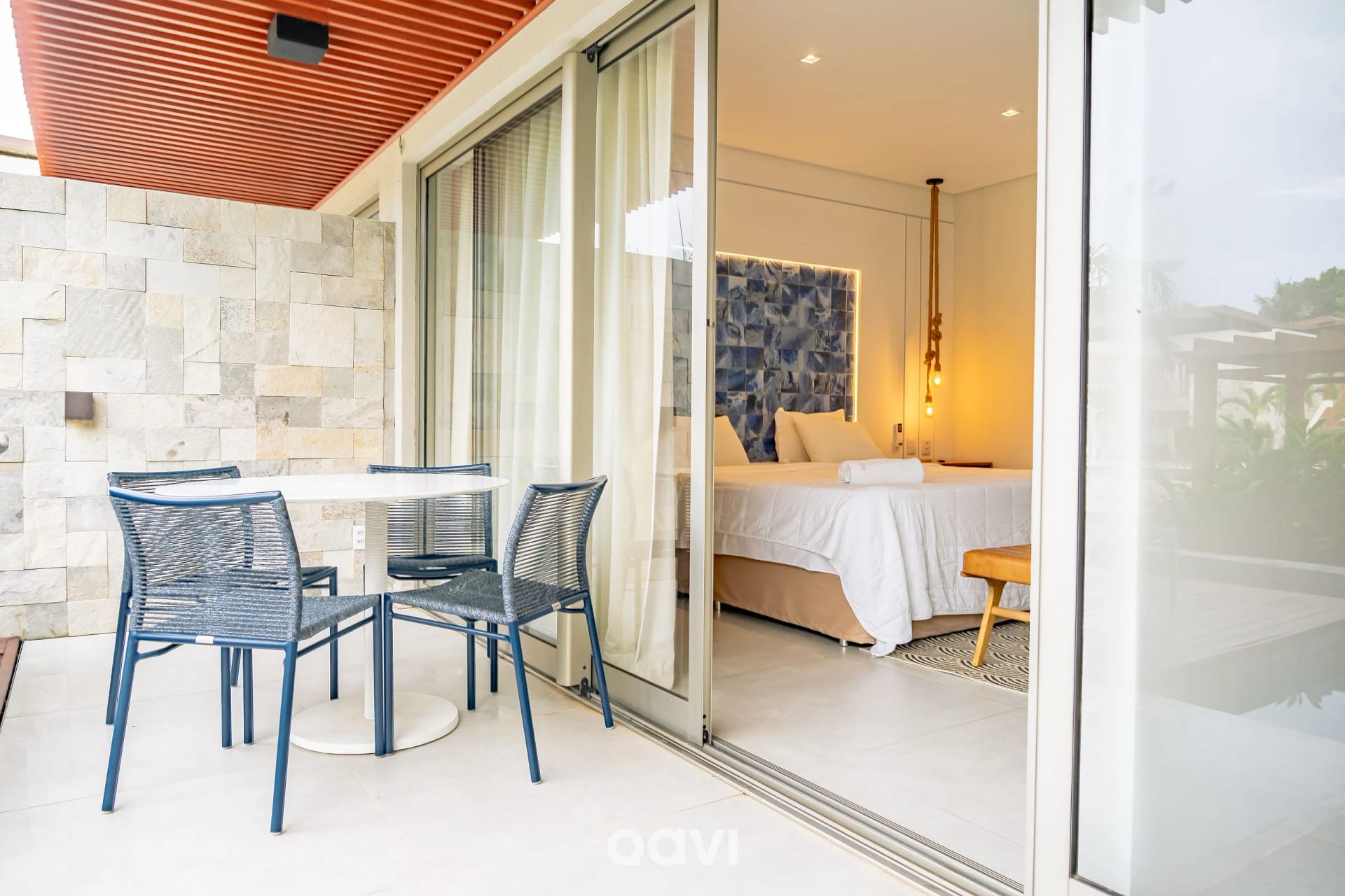 Vista da piscina — Flat Ile de Pipa Deck Premium Fiji by Qavi