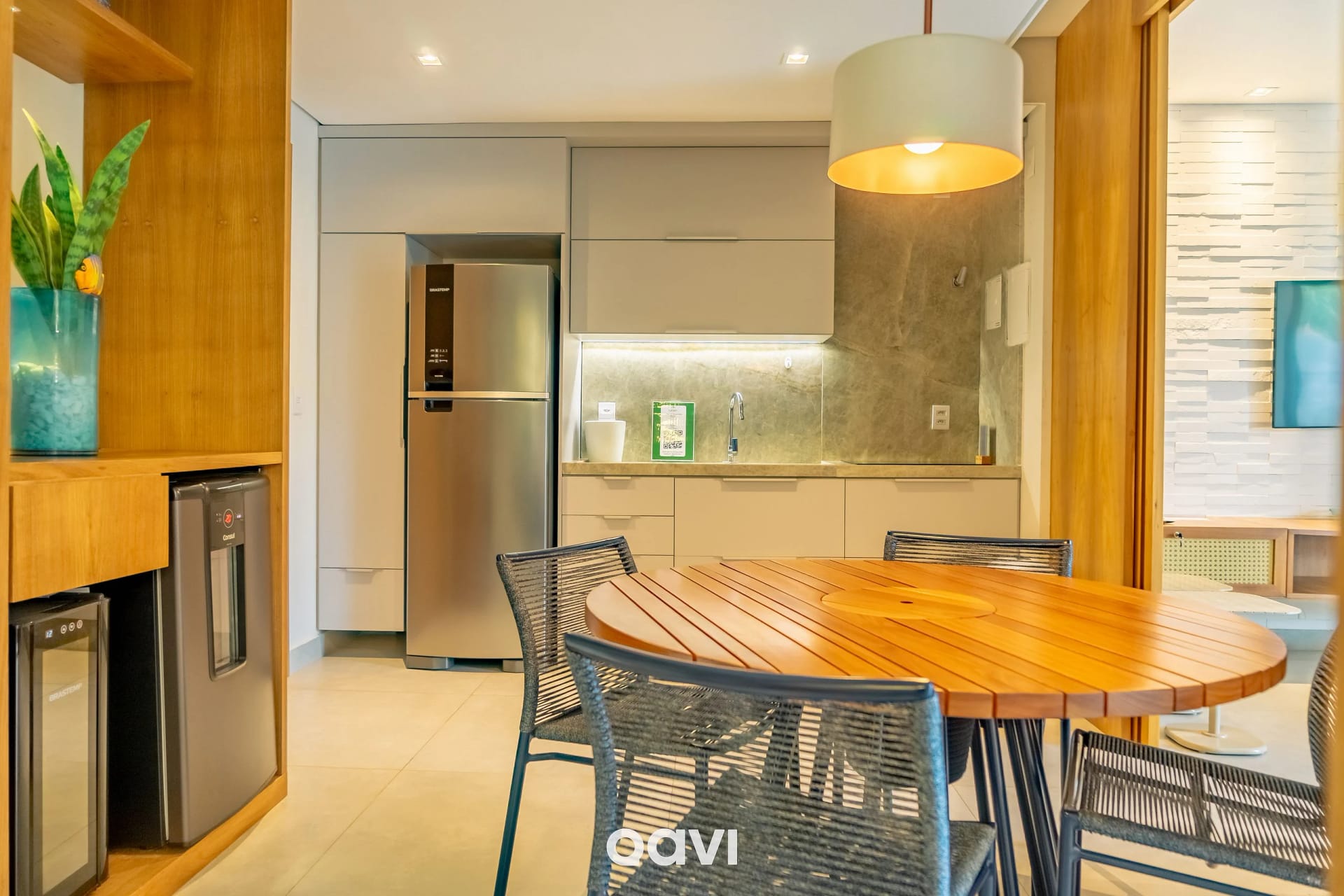Cozinha ou kitnet — Flat Ile de Pipa Deck Premium Fiji by Qavi