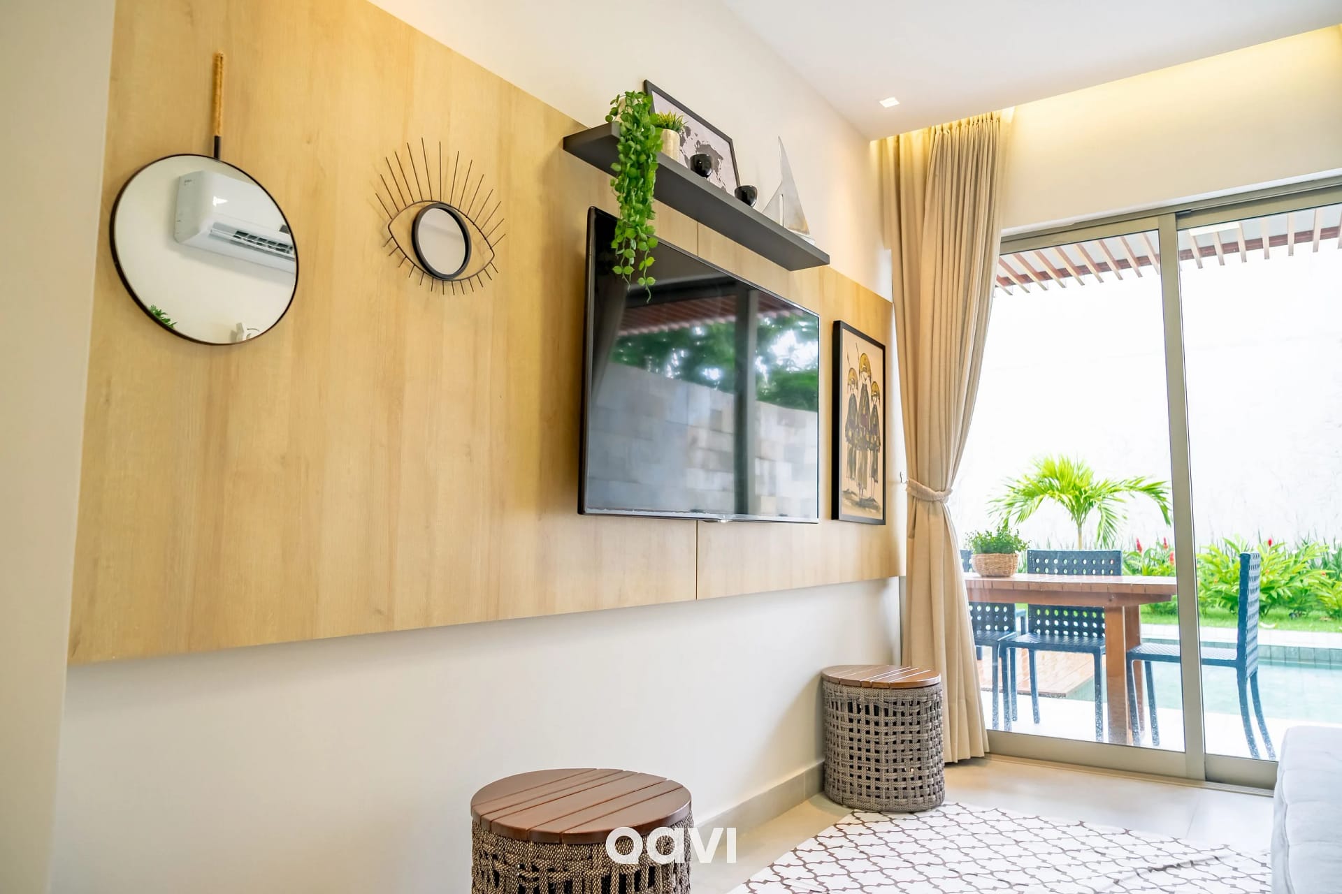 Sala de Estar — Flat Ile de Pipa Deck Molhado Palawan by Qavi