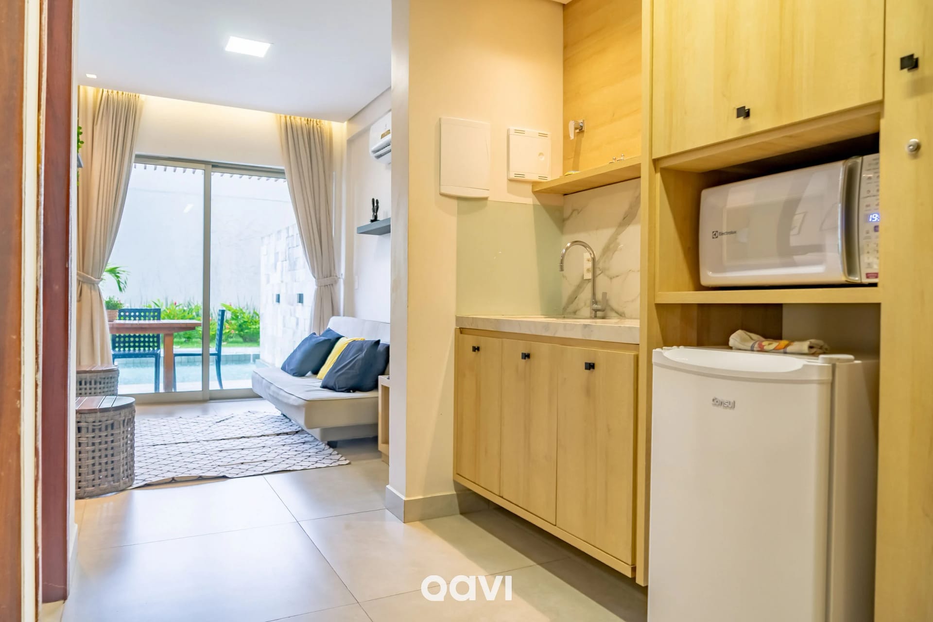 Cozinha ou kitnet — Flat Ile de Pipa Deck Molhado Palawan by Qavi