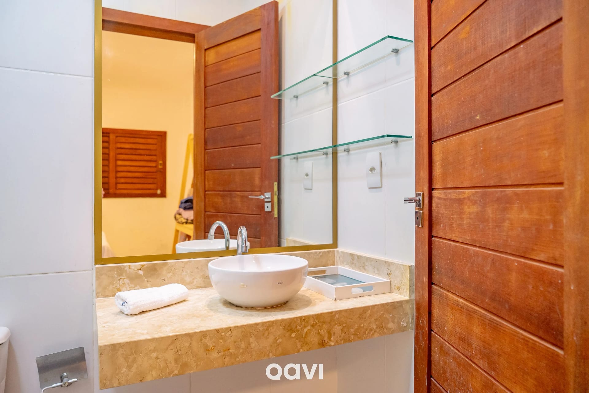 Banheiro — Casa pé na areia premium Pirangi by Qavi
