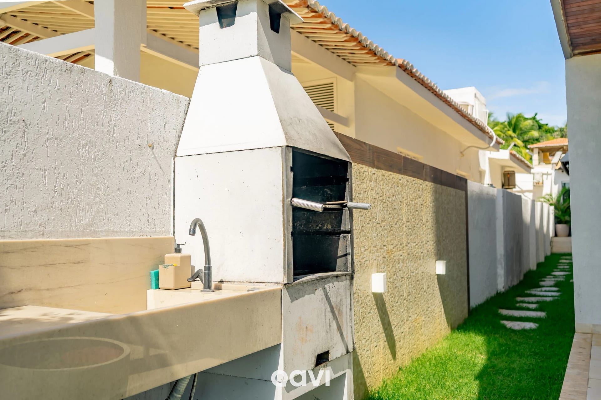 Churrasqueira — Casa pé na areia premium Pirangi by Qavi