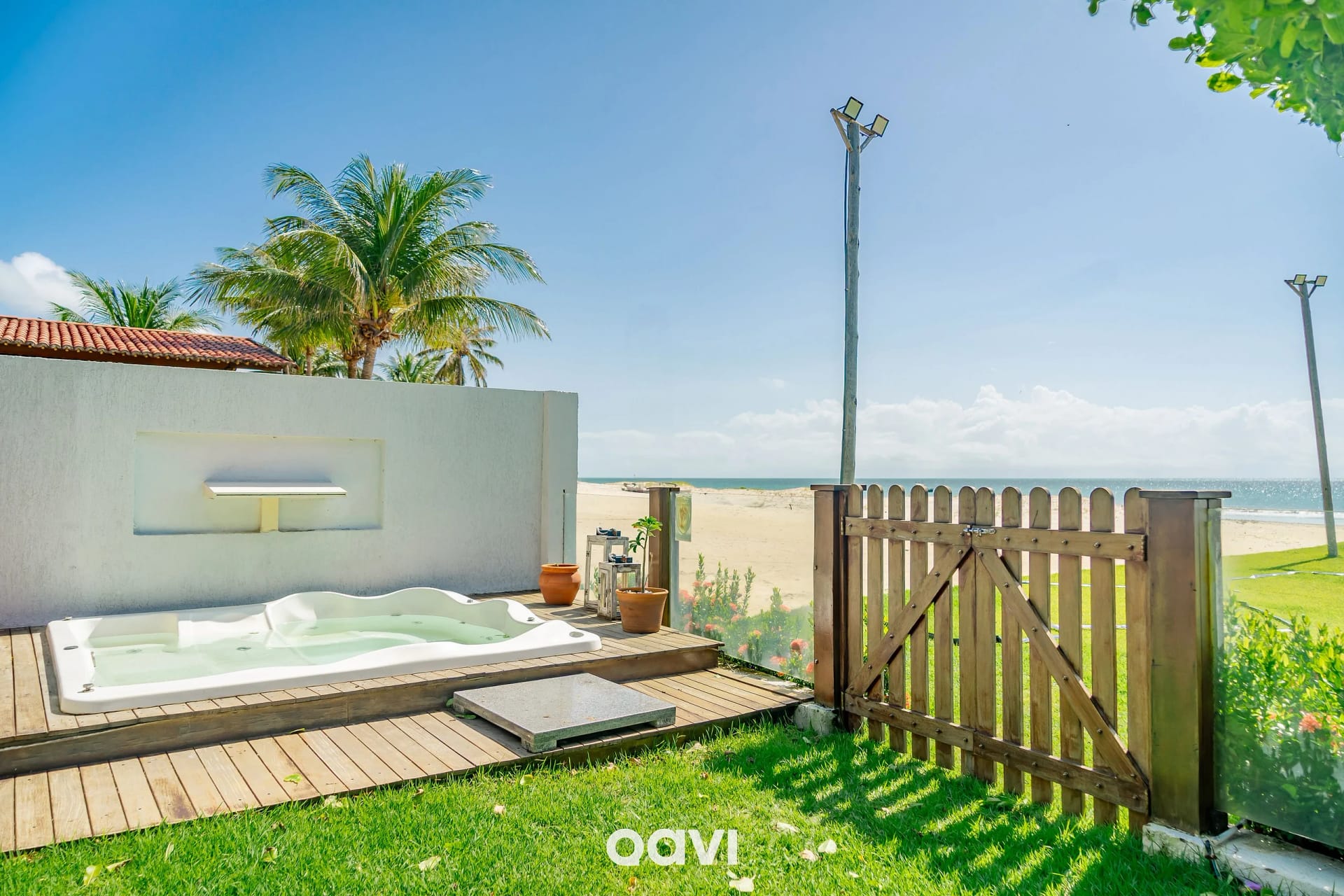 Banheira/jacuzzi — Casa pé na areia premium Pirangi by Qavi