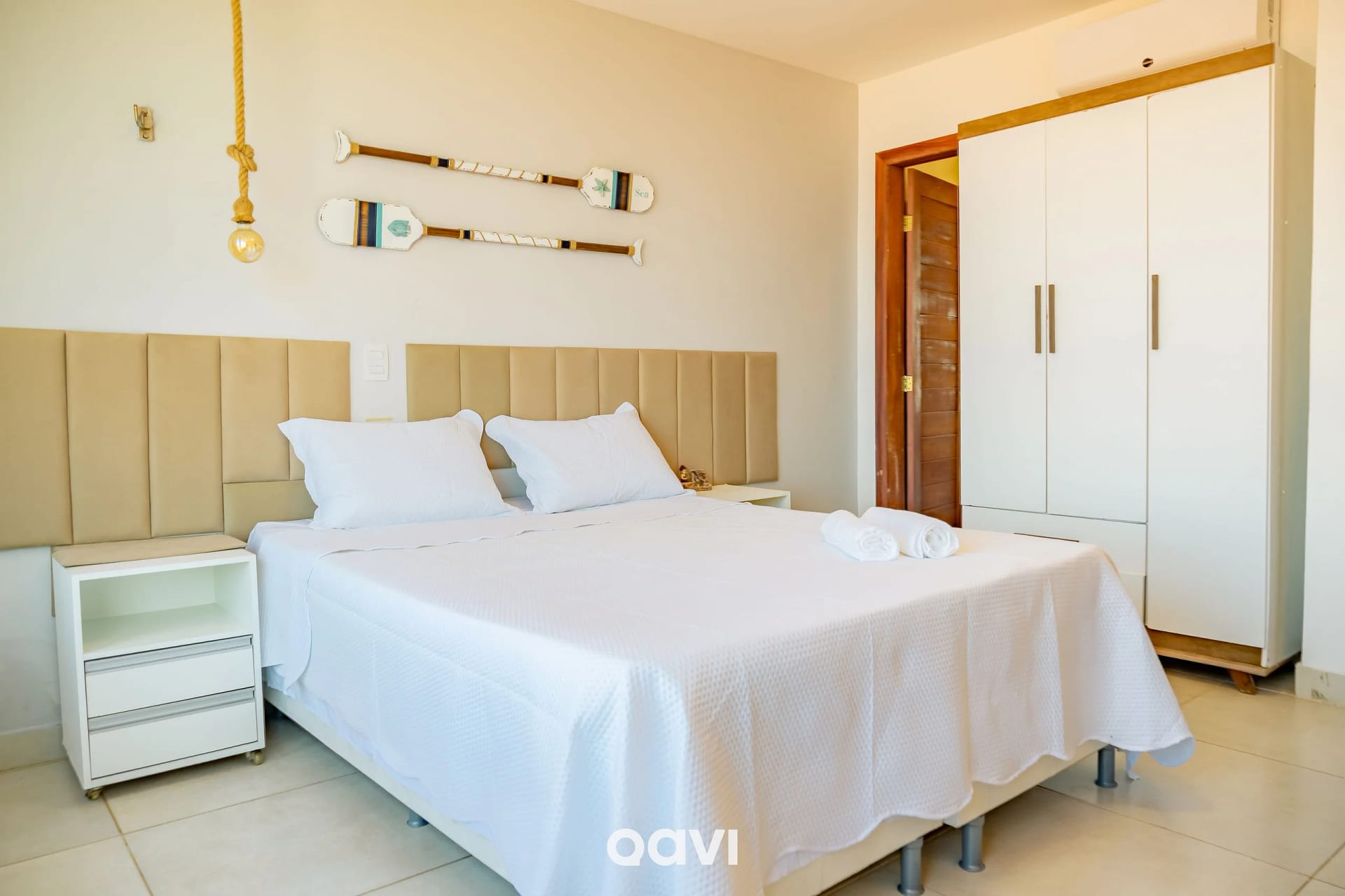 Cama — Casa pé na areia premium Pirangi by Qavi