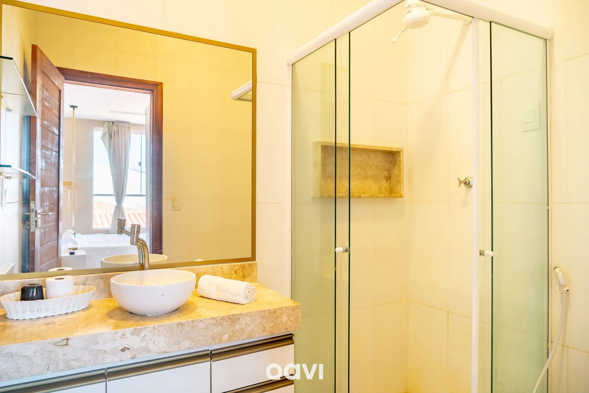 Banheiro — Casa pé na areia premium Pirangi by Qavi