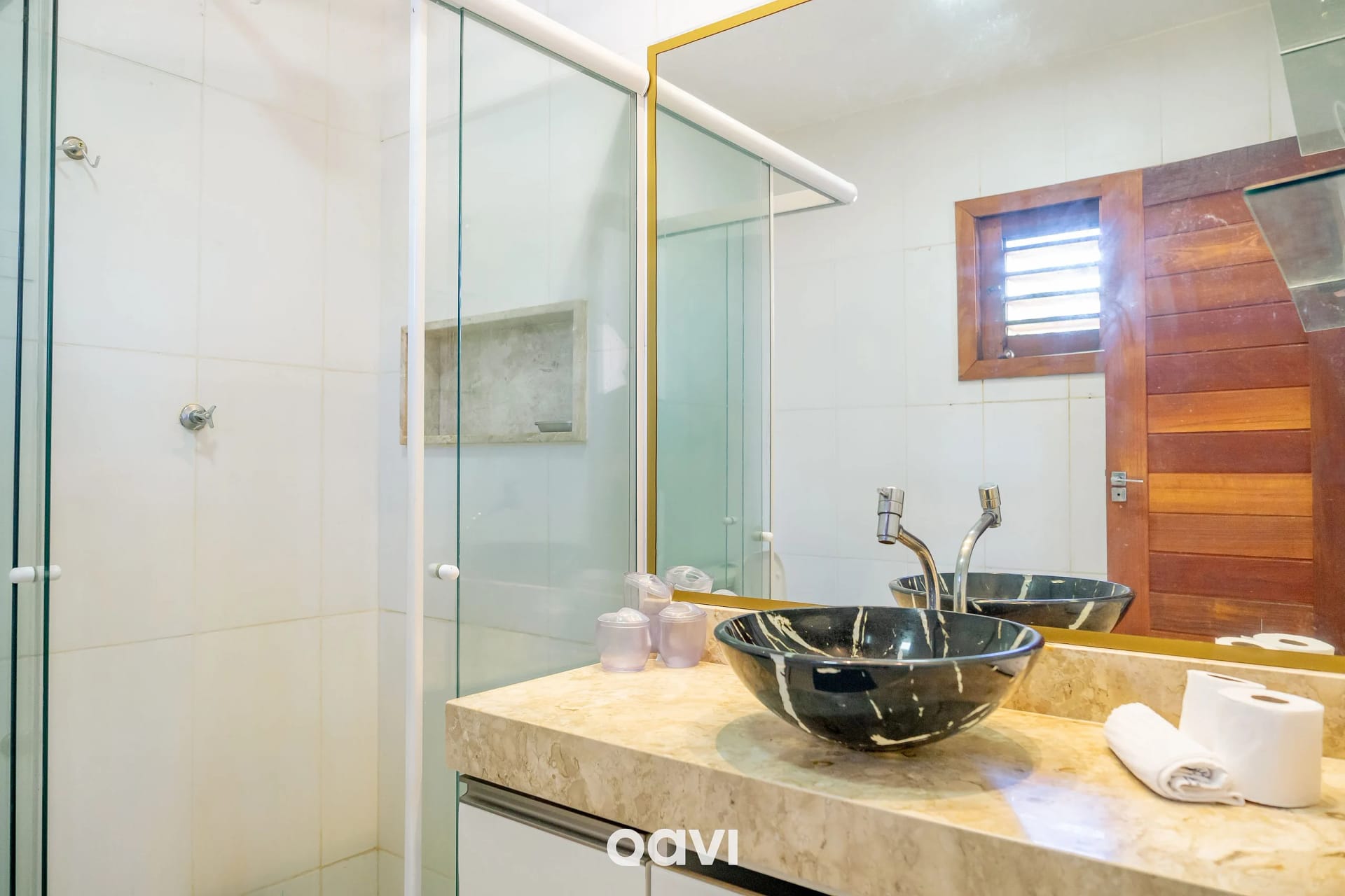 Banheiro — Casa pé na areia premium Pirangi by Qavi