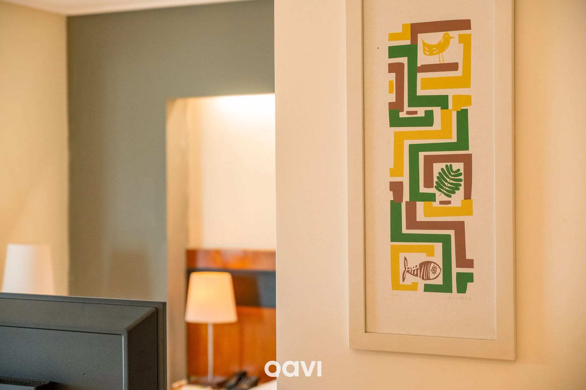 Quarto — Flat 1109 Vista Parcial Mar em Petrópolis by Qavi