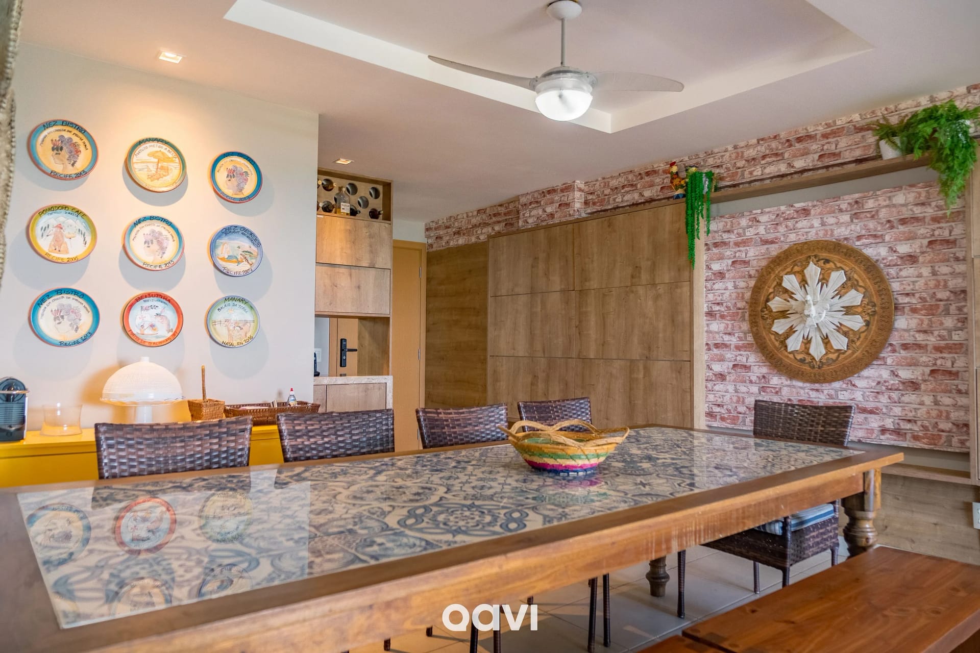 Sala de Estar — Apartamento Vista Mar Porto Brasil Pirangi by Qavi