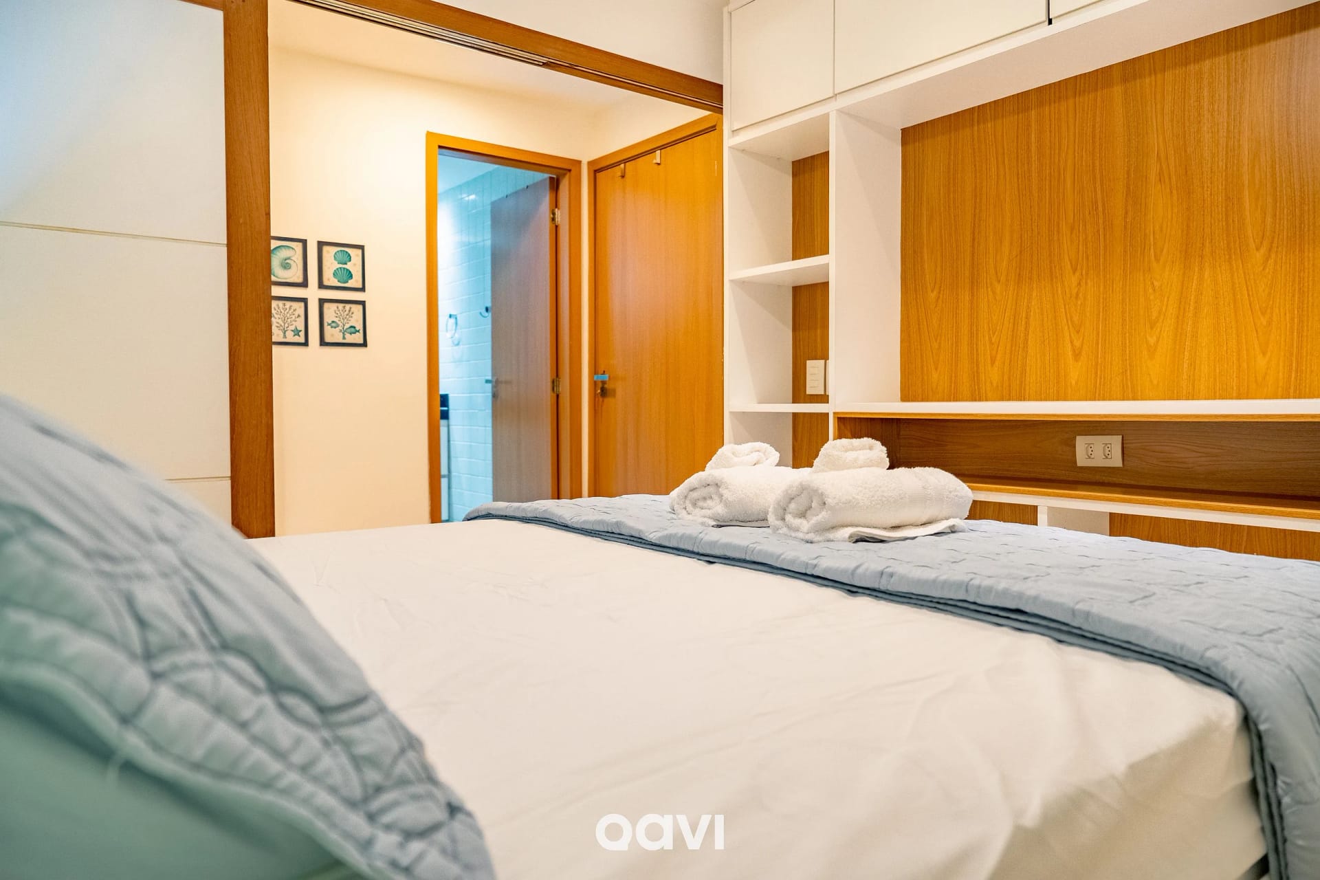 Quarto — Apartamento Vista Mar Porto Brasil Pirangi by Qavi