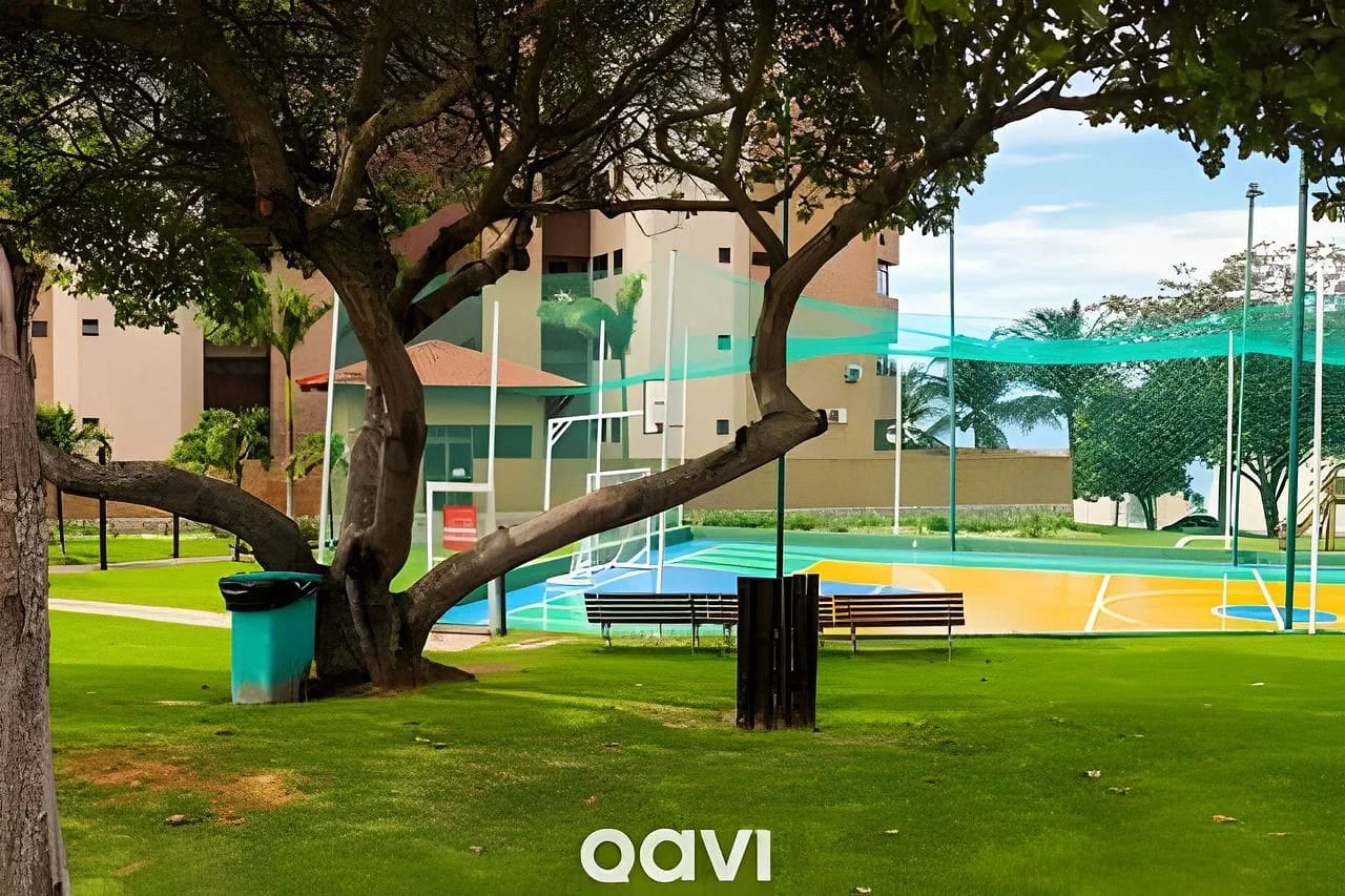 Quadra de tênis — Apartamento Vista Mar Porto Brasil Pirangi by Qavi