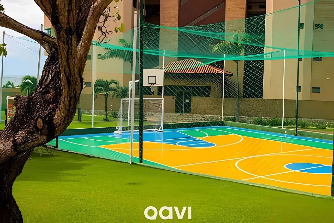 Quadra de tênis — Apartamento Vista Mar Porto Brasil Pirangi by Qavi