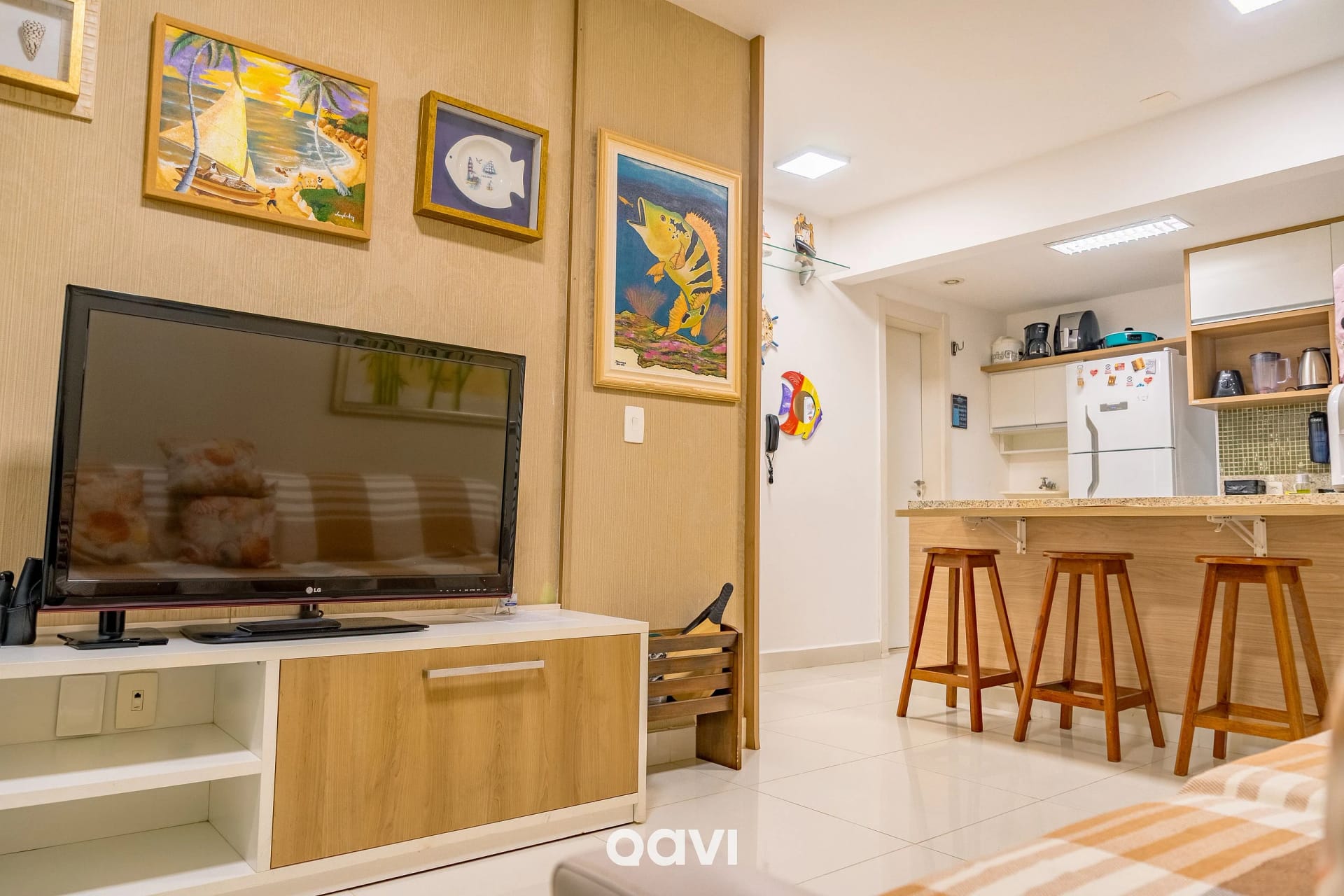 Sala de Estar — Resort In Mare a Beira Mar em Cotovelo by Qavi