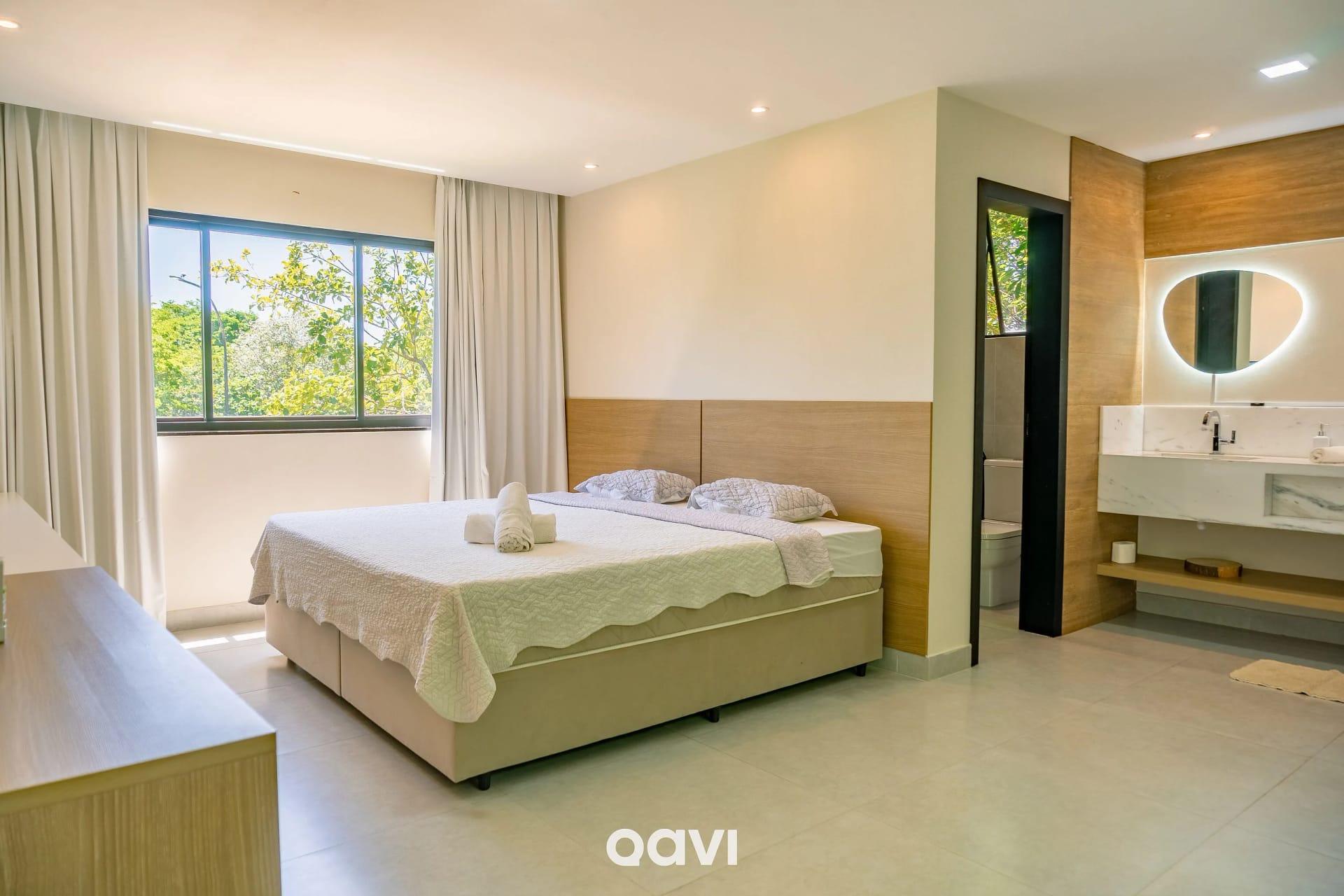 Quarto — Casa com Piscina Privativa em condomínio Maxlife11 - By Qavi