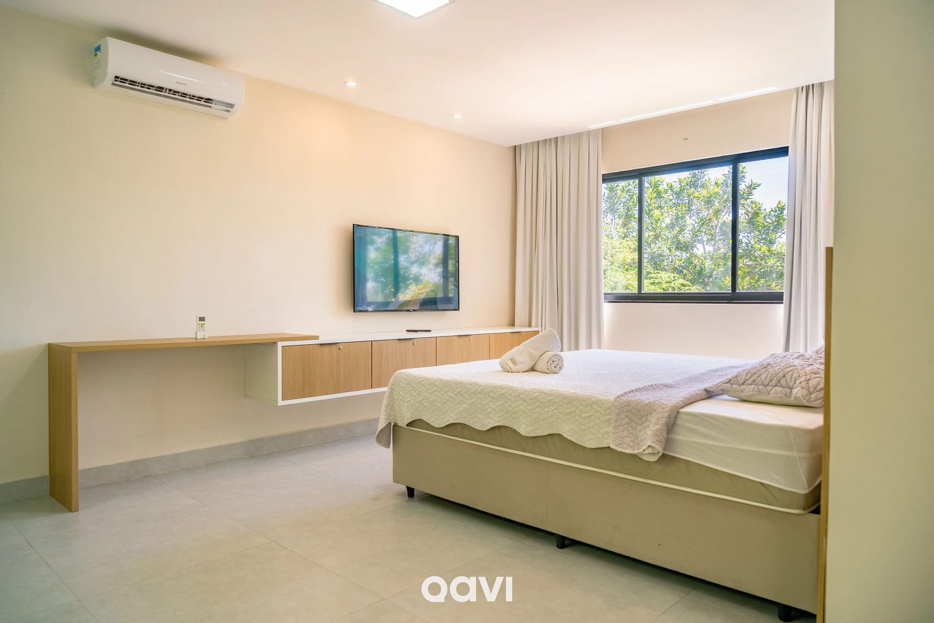 Quarto — Casa com Piscina Privativa em condomínio Maxlife11 - By Qavi