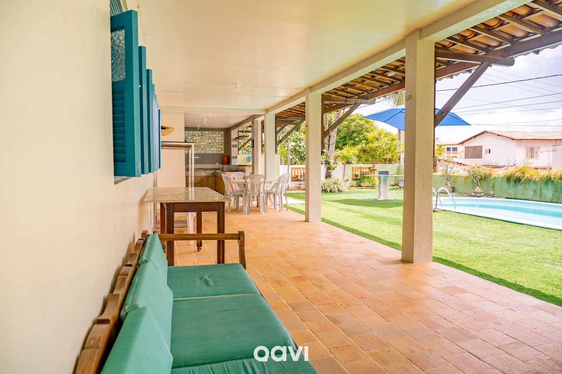 Casa com Piscina e Churrasqueira Cotovelo by Qavi