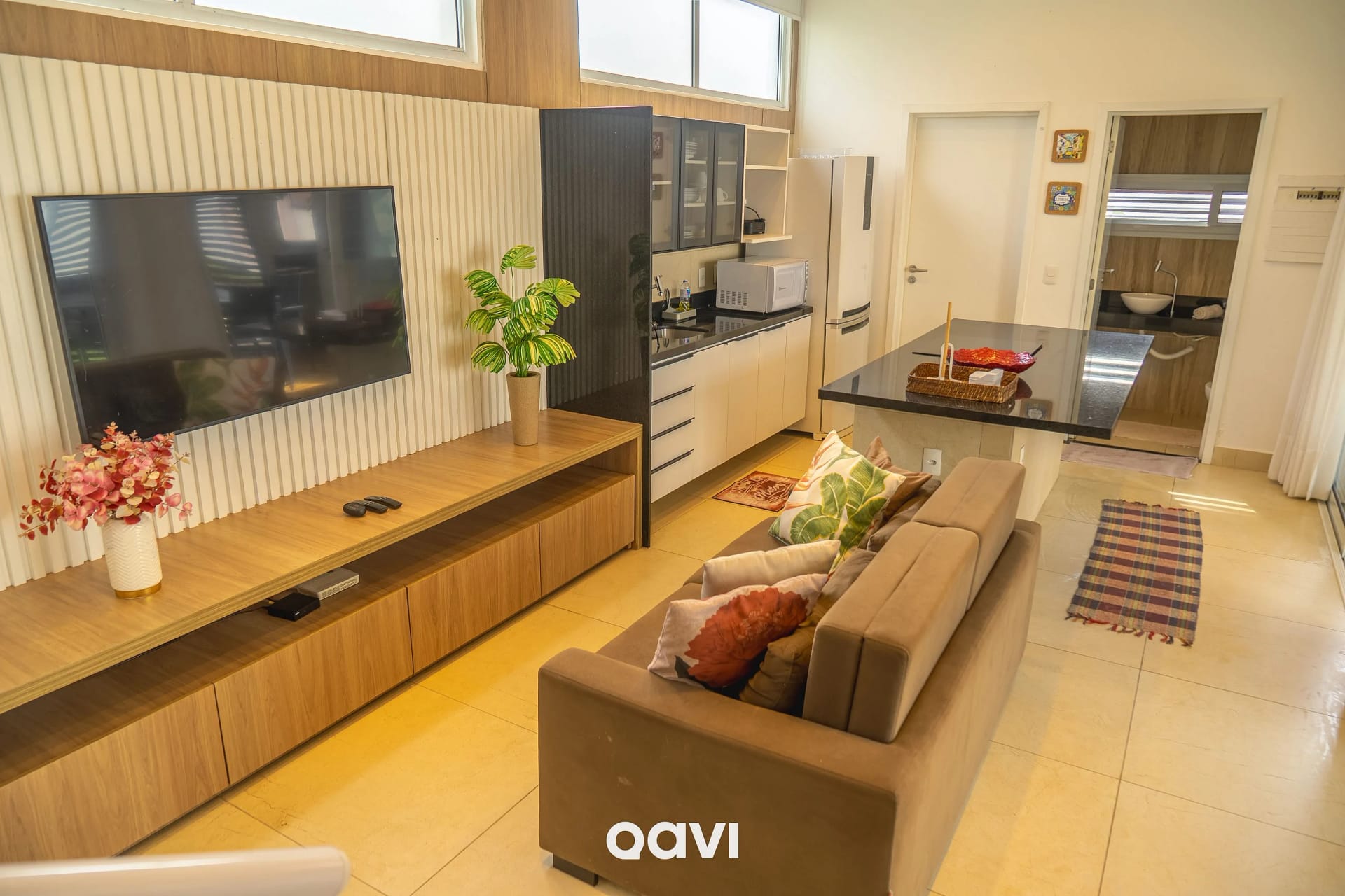 Sala de Estar — Casa Triplex Piscina Privativa em Pipa by Qavi