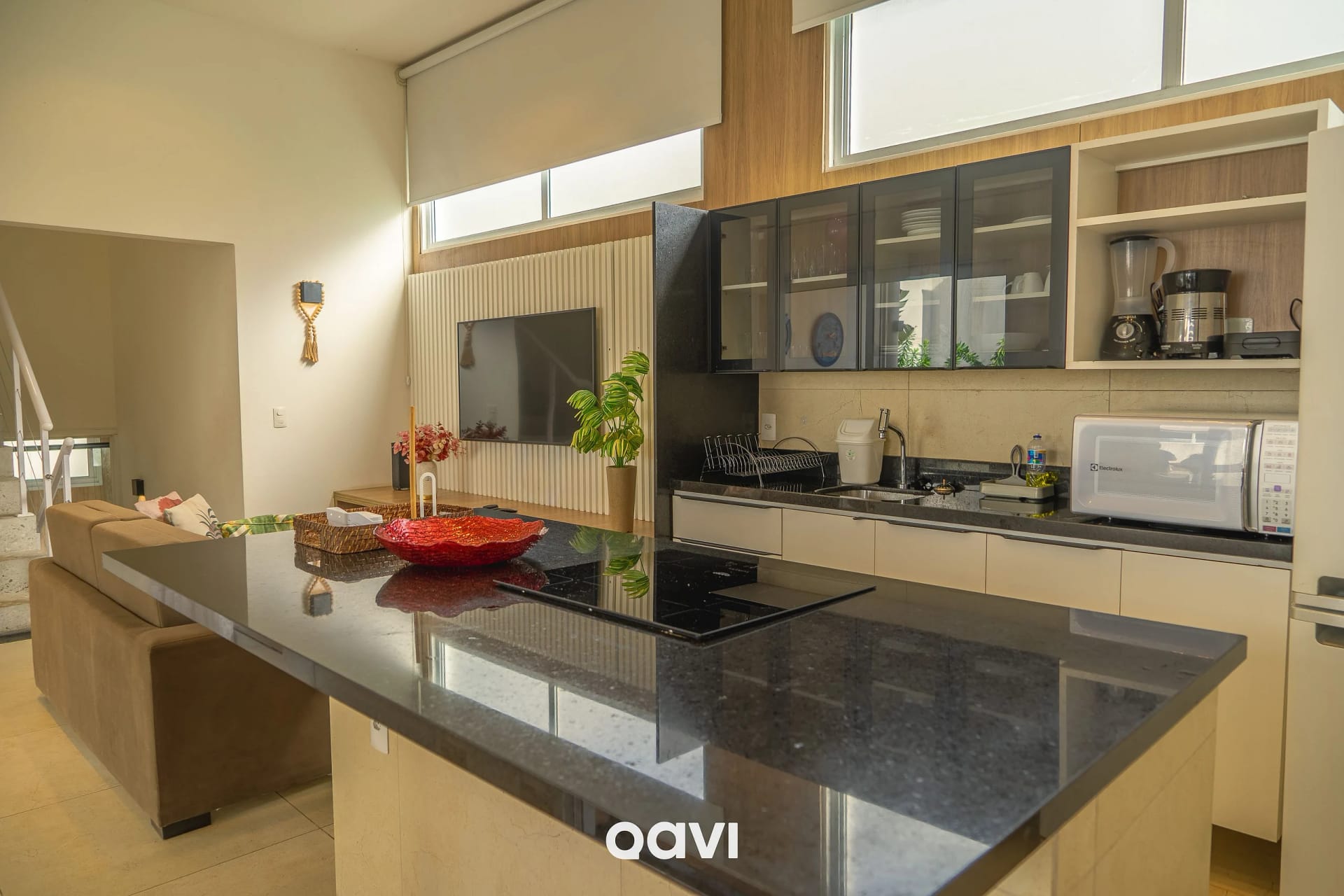 Cozinha ou kitnet — Casa Triplex Piscina Privativa em Pipa by Qavi